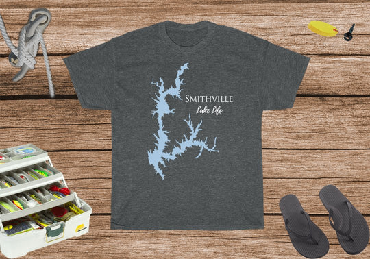 Smithville Lake Life Heavy Cotton Tee - Missouri Lake