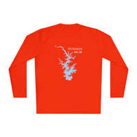 Norman Lake Life Dri-fit Boating Shirt – Breathable Material – Men's Long Sleeve Moisture Wicking Tee – North Carolina Lake
