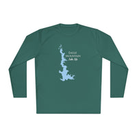 Eagle Mountain Lake Life Dri-fit Boating Shirt – Breathable Material – Men's Long Sleeve Moisture Wicking Tee – Texas Lake