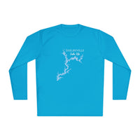 Shelbyville Lake Life Dri-fit Boating Shirt – Breathable Material – Men's Long Sleeve Moisture Wicking Tee – Illinois Lake