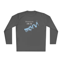 Douglas Lake Life Dri-fit Boating Shirt – Breathable Material – Men's Long Sleeve Moisture Wicking Tee – Tennessee Lake
