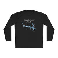 Bull Shoals Lake Life Dri-fit Boating Shirt – Breathable Material – Men's Long Sleeve Moisture Wicking Tee – Arkansas Lake