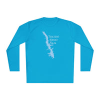 Toledo Bend Lake Life Dri-fit Boating Shirt – Breathable Material – Men's Long Sleeve Moisture Wicking Tee – Louisiana and Texas Lake