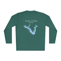 Lake Fork Texas Dri-fit Boating Shirt – Breathable Material – Men's Long Sleeve Moisture Wicking Tee – Texas Lake
