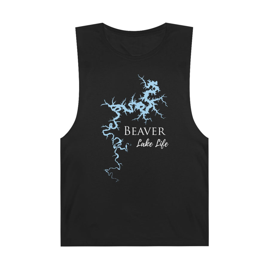 Beaver Lake Life - Men's Ultra Cotton Sleeveless Tshirt - Arkansas Lake