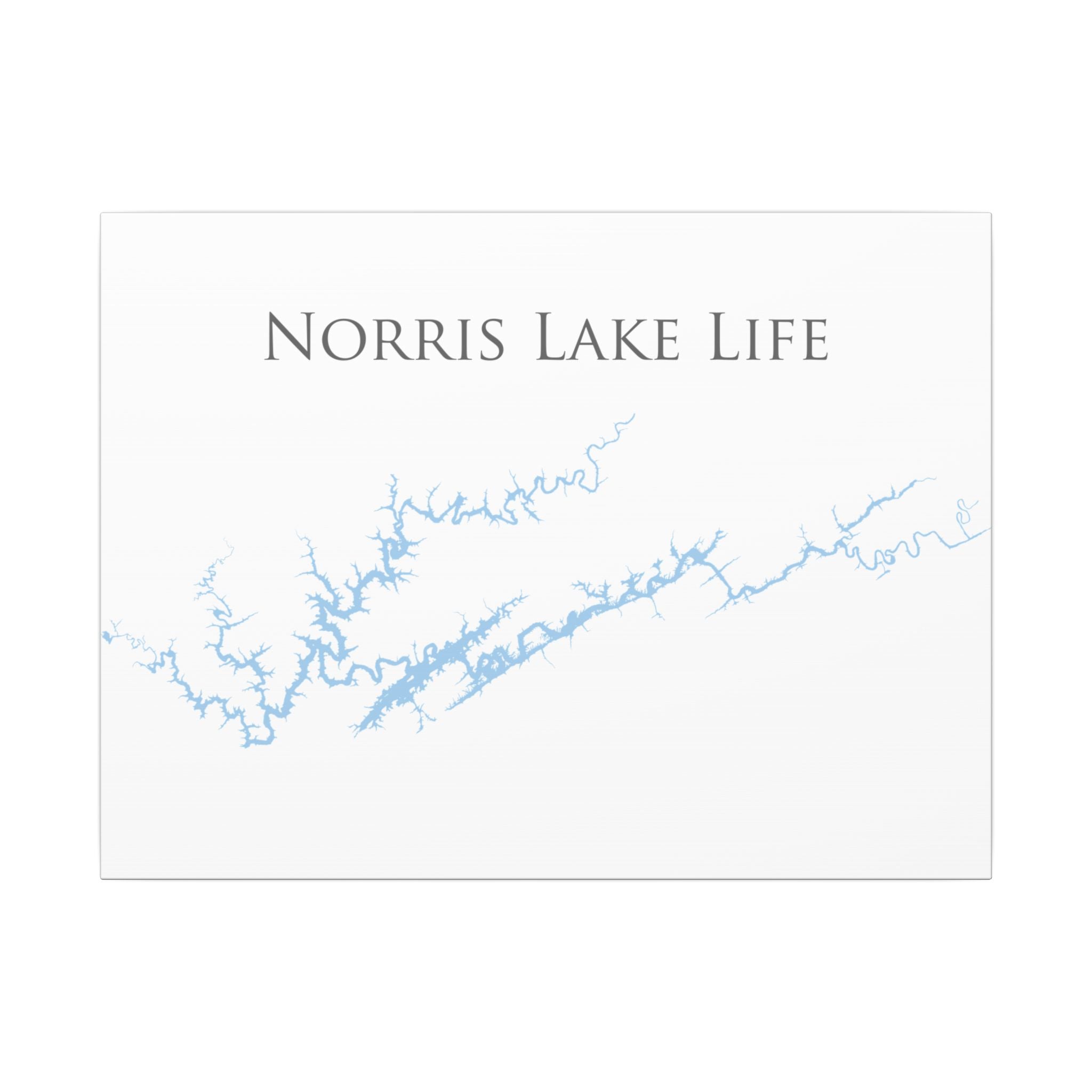 Norris Lake Life  - Canvas Gallery Wrap - Canvas Print -  Tennessee Lake