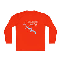 Wateree Lake Life Dri-fit Boating Shirt – Breathable Material – Men's Long Sleeve Moisture Wicking Tee – South Carolina Lake