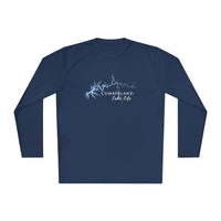 Oconee Lake Life Dri-fit Boating Shirt – Breathable Material – Men's Long Sleeve Moisture Wicking Tee – Georgia Lake