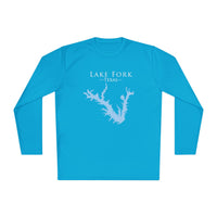 Lake Fork Texas Dri-fit Boating Shirt – Breathable Material – Men's Long Sleeve Moisture Wicking Tee – Texas Lake