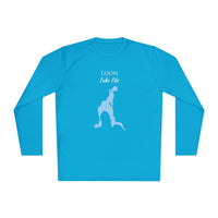 Loon Lake Life Dri-fit Boating Shirt – Breathable Material – Men's Long Sleeve Moisture Wicking Tee – New York Lake