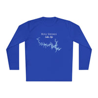 Bull Shoals Lake Life Dri-fit Boating Shirt – Breathable Material – Men's Long Sleeve Moisture Wicking Tee – Arkansas Lake