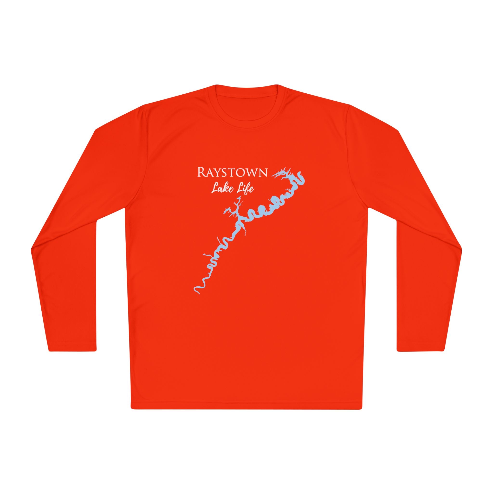 Raystown Lake Life Dri-fit Boating Shirt – Breathable Material – Men's Long Sleeve Moisture Wicking Tee – Pennsylvania Lake