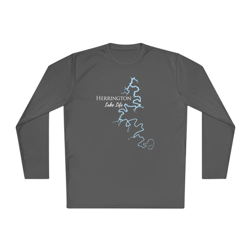 Herrington Lake Life Dri-fit Boating Shirt – Breathable Material – Men's Long Sleeve Moisture Wicking Tee – Kentucky Lake