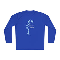 Yough Lake Life Dri-fit Boating Shirt – Youghiogheny River Lake - Breathable Material – Men's Long Sleeve Moisture Wicking Tee – Pennsylvania Lake