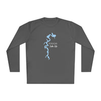 Yough Lake Life Dri-fit Boating Shirt – Youghiogheny River Lake - Breathable Material – Men's Long Sleeve Moisture Wicking Tee – Pennsylvania Lake