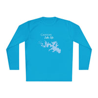 Canyon Lake Life Dri-fit Boating Shirt – Breathable Material – Men's Long Sleeve Moisture Wicking Tee – Texas Lake
