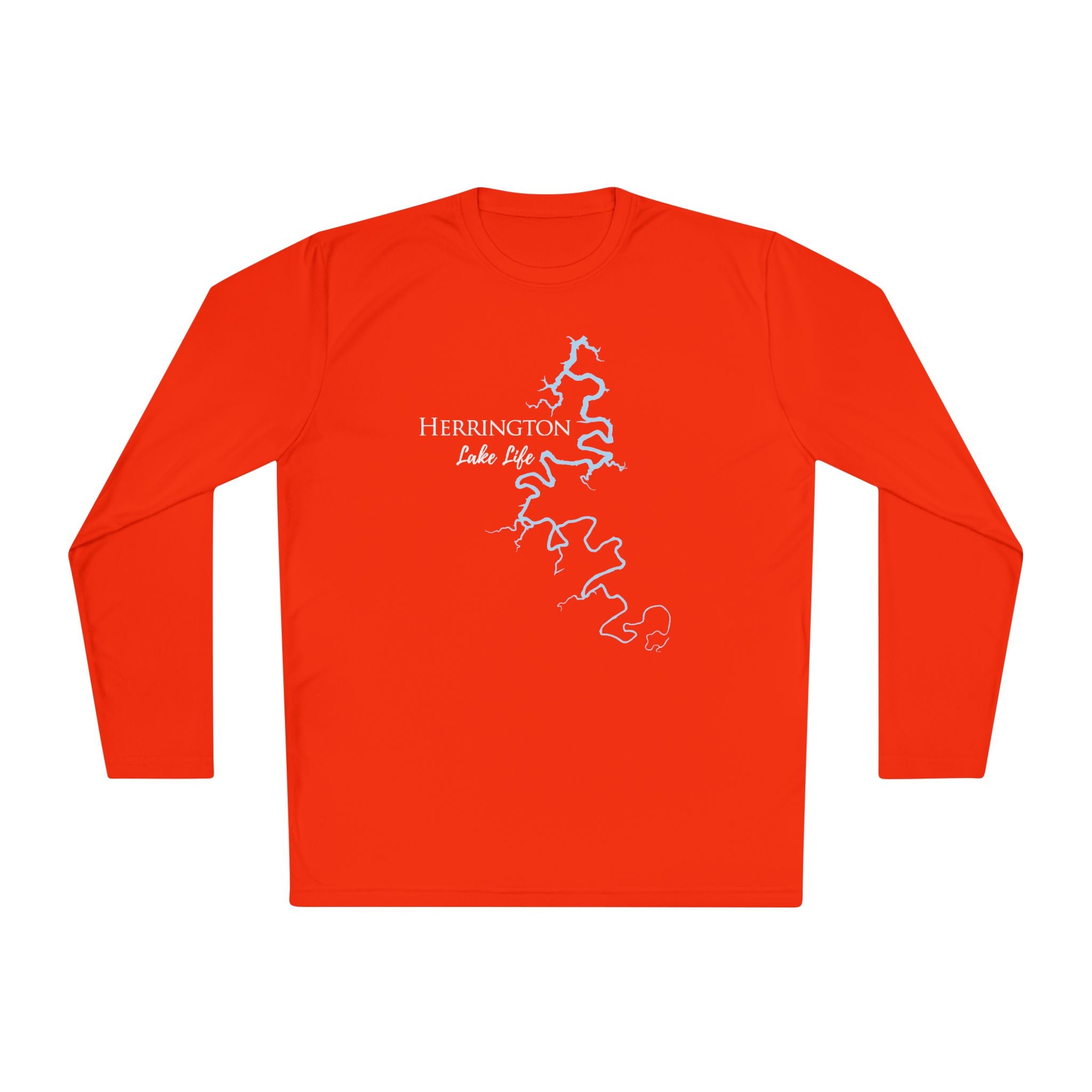 Herrington Lake Life Dri-fit Boating Shirt – Breathable Material – Men's Long Sleeve Moisture Wicking Tee – Kentucky Lake