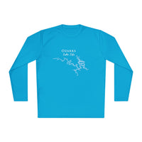 Ozarks Lake Life Dri-fit Boating Shirt – Breathable Material – Men's Long Sleeve Moisture Wicking Tee – Arkansas Lake
