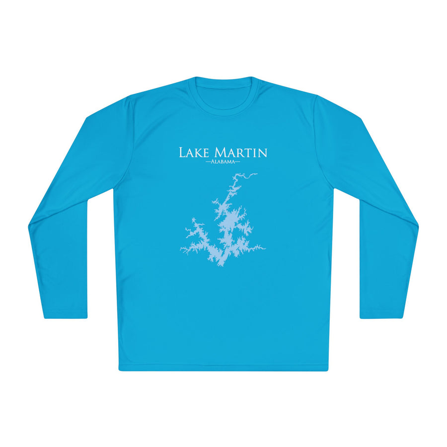Lake Martin Dri-fit Boating Shirt – Breathable Material – Men's Long Sleeve Moisture Wicking Tee – Alabama Lake