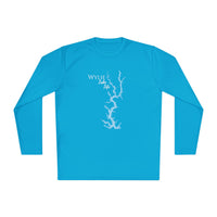 Wylie Lake Life Dri-fit Boating Shirt – Breathable Material – Men's Long Sleeve Moisture Wicking Tee – South Carolina Lake