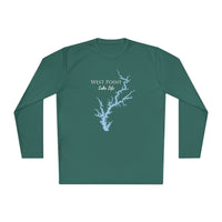West Point Lake Life Dri-fit Boating Shirt – Breathable Material – Men's Long Sleeve Moisture Wicking Tee – Georgia Lake