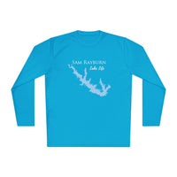 Sam Rayburn Lake Life Dri-fit Boating Shirt – Breathable Material – Men's Long Sleeve Moisture Wicking Tee – Texas Lake