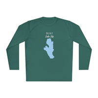 Burt Lake Life Dri-fit Boating Shirt – Breathable Material – Men's Long Sleeve Moisture Wicking Tee – Michigan Lake