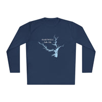 Hartwell Lake Life Dri-fit Boating Shirt – Breathable Material – Men's Long Sleeve Moisture Wicking Tee – South Carolina Lake