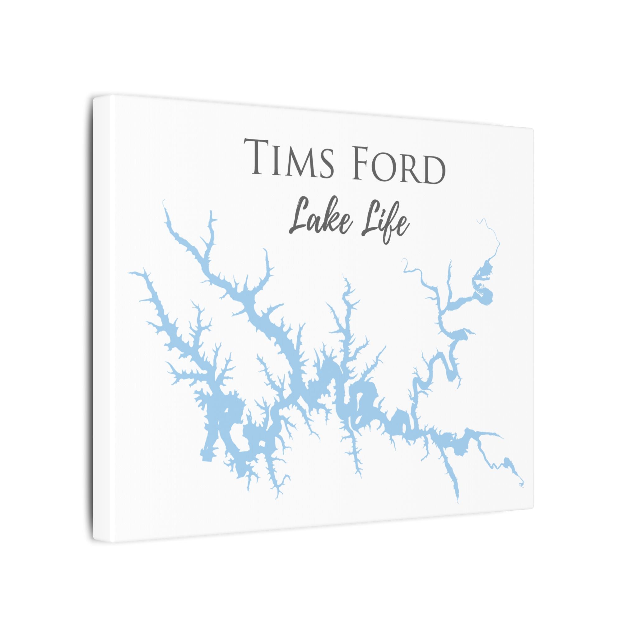 Tims Ford Lake Life  - Canvas Gallery Wrap - Canvas Print -  Tennessee Lake