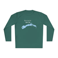 Buckeye Lake Life Dri-fit Boating Shirt – Breathable Material – Men's Long Sleeve Moisture Wicking Tee – Ohio Lake