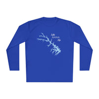 Lake Anna Life Dri-fit Boating Shirt – Breathable Material – Men's Long Sleeve Moisture Wicking Tee – Virginia Lake