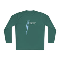 Champlain Lake Life Dri-fit Boating Shirt – Breathable Material – Men's Long Sleeve Moisture Wicking Tee – New York and Vermont Lake