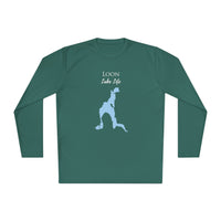Loon Lake Life Dri-fit Boating Shirt – Breathable Material – Men's Long Sleeve Moisture Wicking Tee – New York Lake