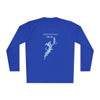 Hopatcong Lake Life Dri-fit Boating Shirt – Breathable Material – Men's Long Sleeve Moisture Wicking Tee – New Jersey Lake