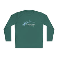 Oconee Lake Life Dri-fit Boating Shirt – Breathable Material – Men's Long Sleeve Moisture Wicking Tee – Georgia Lake