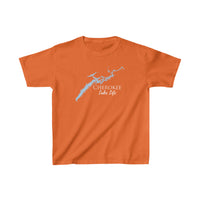 Cherokee Lake Life - Kids Heavy Cotton Youth Tee - Tennessee Lake