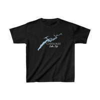 Cherokee Lake Life - Kids Heavy Cotton Youth Tee - Tennessee Lake
