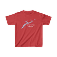 Cherokee Lake Life - Kids Heavy Cotton Youth Tee - Tennessee Lake