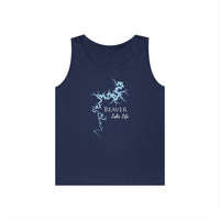 Beaver Lake Life - Men's Ultra Cotton Sleeveless Tank - Arkansas Lake