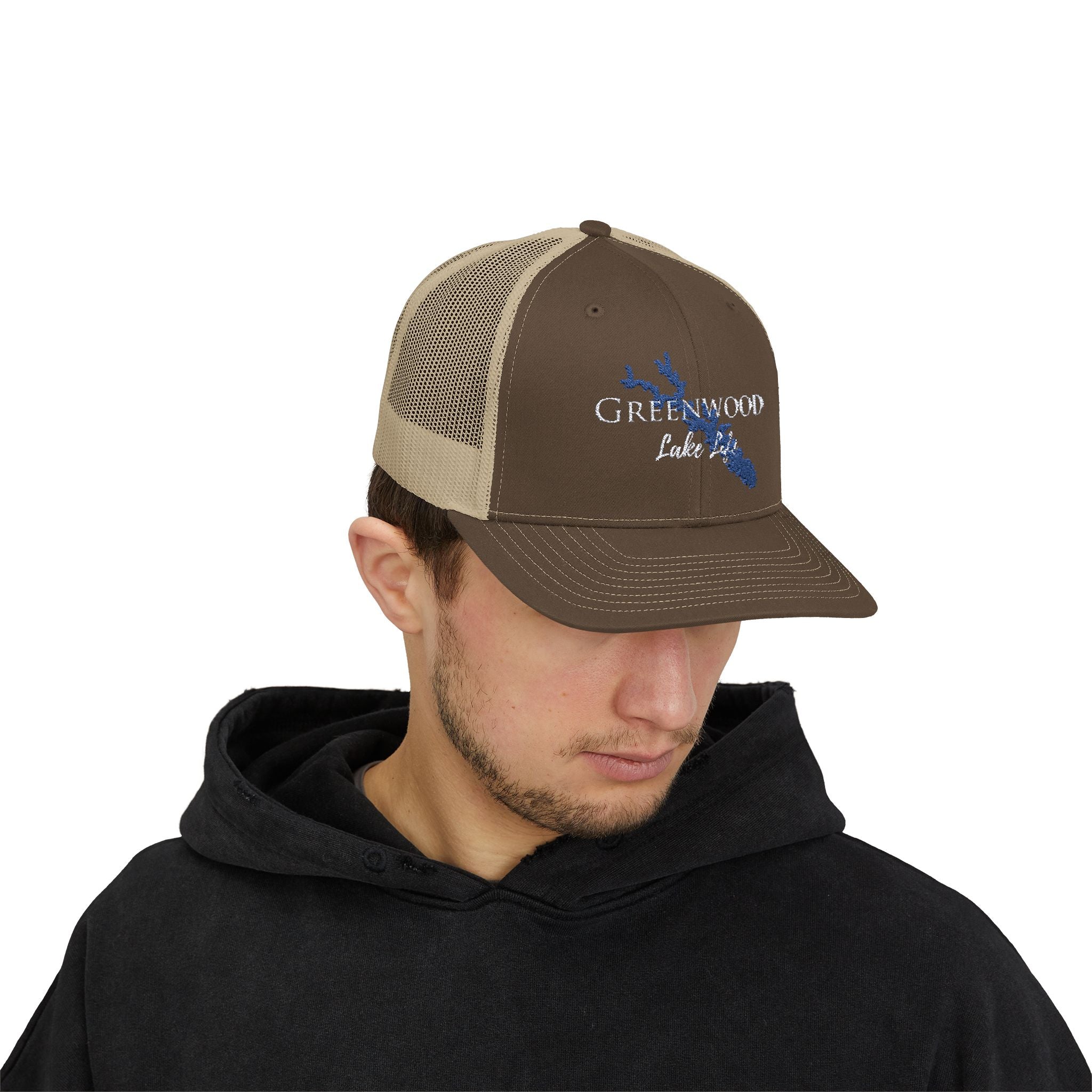 Greenwood Lake Life Trucker Hat - South Carolina Lake