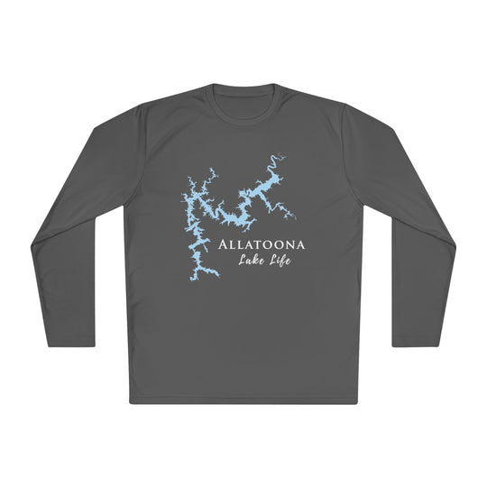 Allatoona Lake Life Dri-fit Boating Shirt – Breathable Material – Men's Long Sleeve Moisture Wicking Tee – Georgia Lake