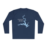 Harding Lake Life Dri-fit Boating Shirt – Breathable Material – Men's Long Sleeve Moisture Wicking Tee – Georgia Lake