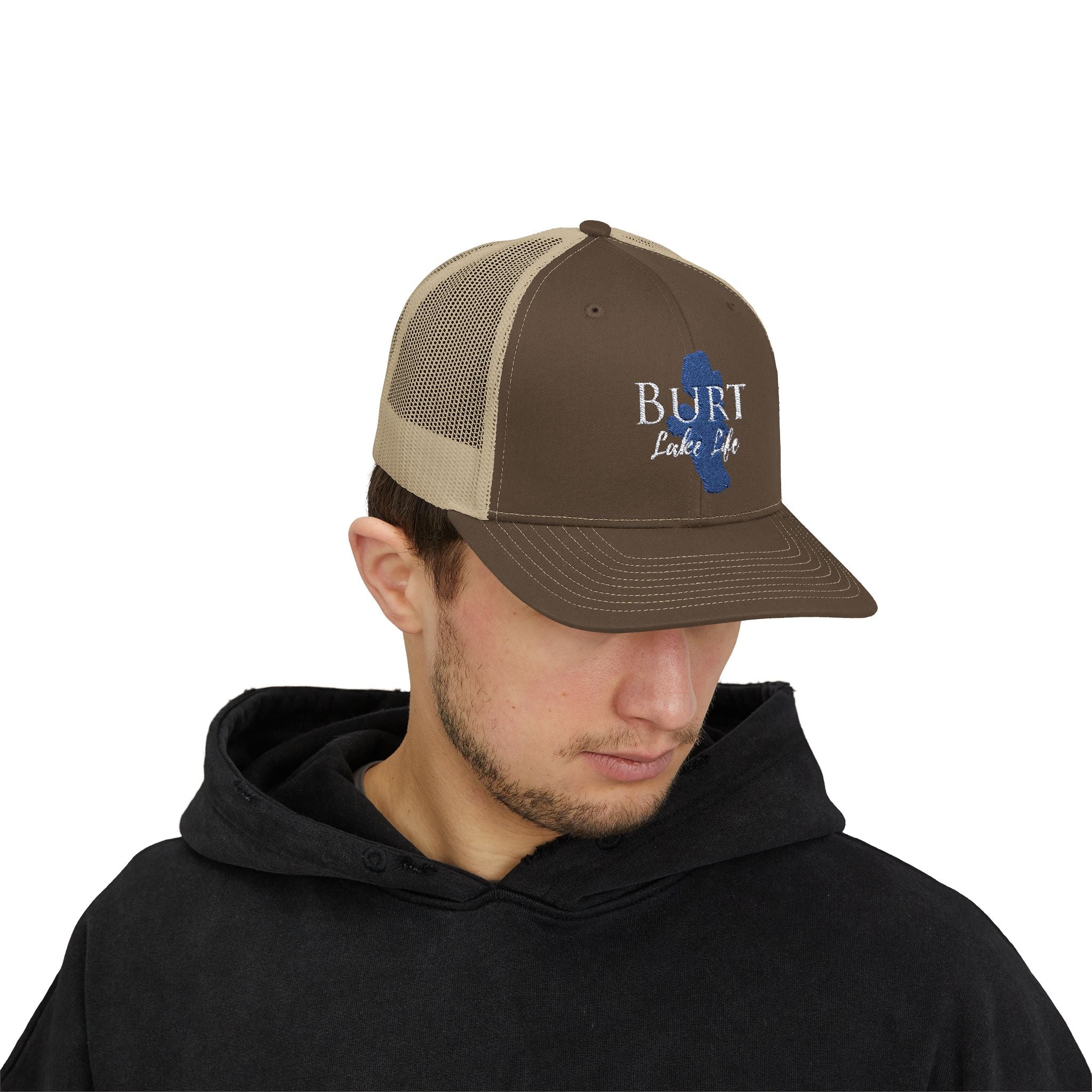 Burt Lake Life Trucker Hat - Michigan Lake