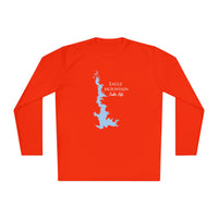Eagle Mountain Lake Life Dri-fit Boating Shirt – Breathable Material – Men's Long Sleeve Moisture Wicking Tee – Texas Lake