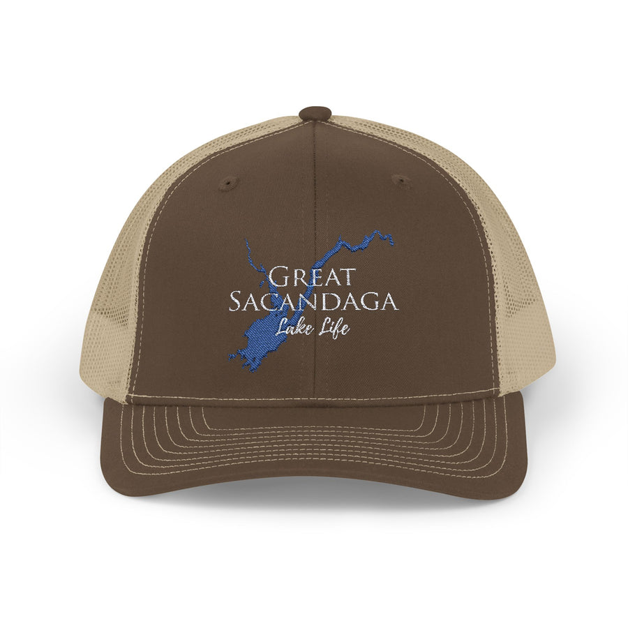 Great Sacandaga Lake Life Trucker Hat - New York Lake