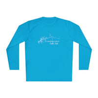 Oconee Lake Life Dri-fit Boating Shirt – Breathable Material – Men's Long Sleeve Moisture Wicking Tee – Georgia Lake