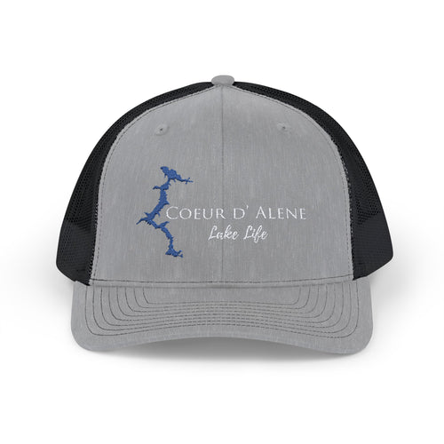 Coeur d'Alene Lake Trucker Hat - Idaho Lake