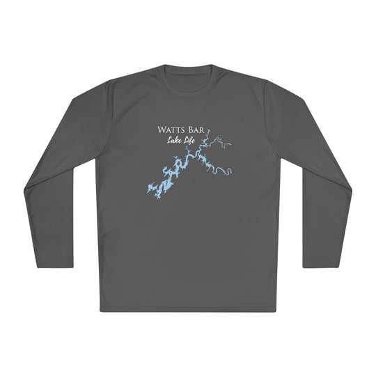 Watts Bar Lake Life Dri-fit Boating Shirt – Breathable Material – Men's Long Sleeve Moisture Wicking Tee – Tennessee Lake
