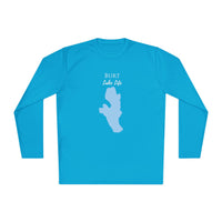 Burt Lake Life Dri-fit Boating Shirt – Breathable Material – Men's Long Sleeve Moisture Wicking Tee – Michigan Lake