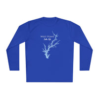 West Point Lake Life Dri-fit Boating Shirt – Breathable Material – Men's Long Sleeve Moisture Wicking Tee – Georgia Lake
